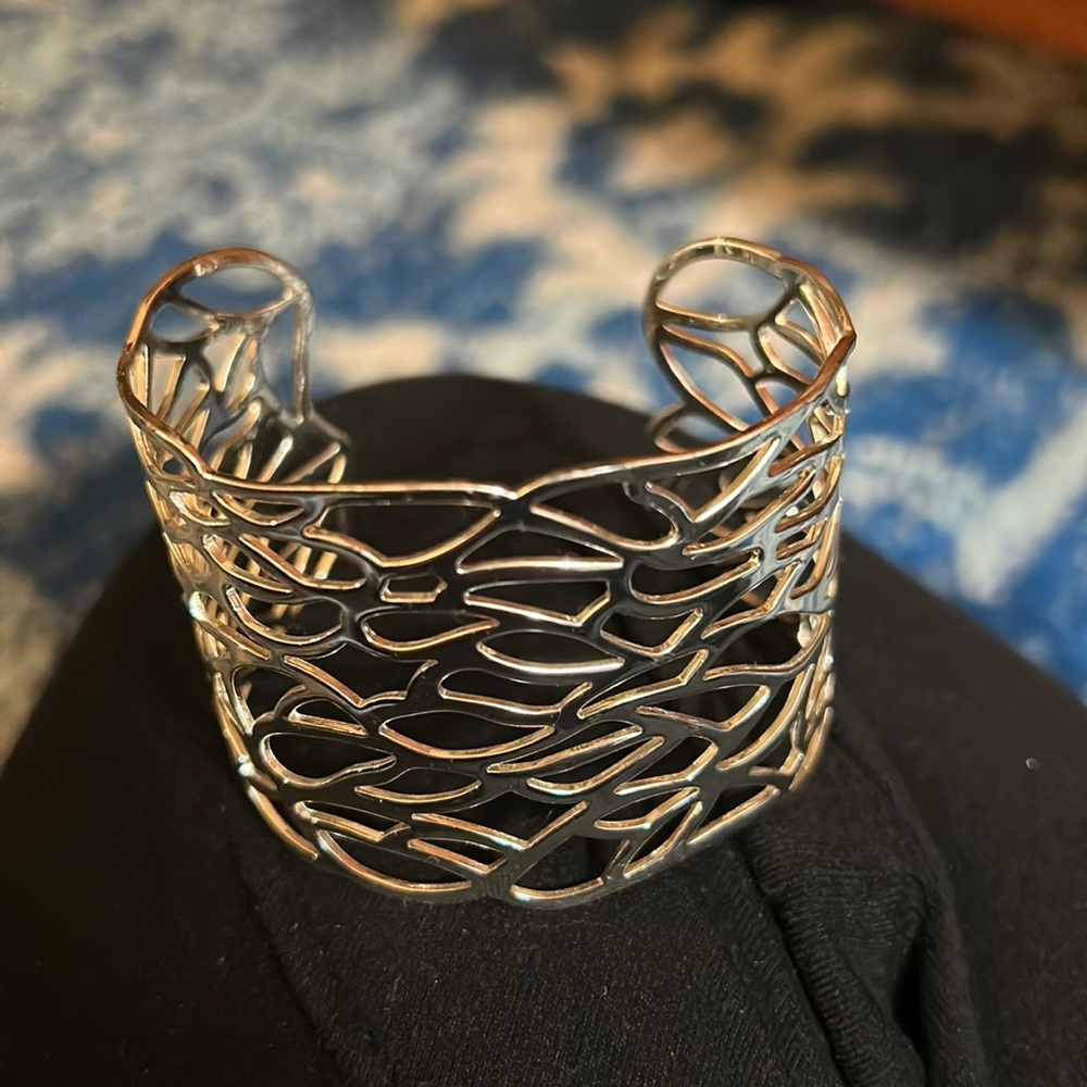 Artistic silver bracelet costume